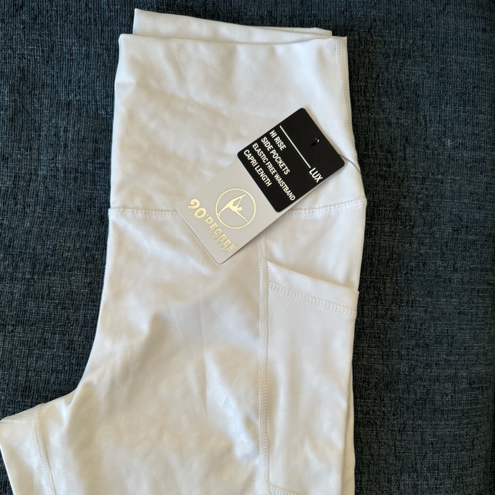 90 degree by reflex White leopard leggings